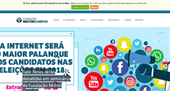 Desktop Screenshot of miltoncampos.org.br