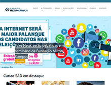 Tablet Screenshot of miltoncampos.org.br